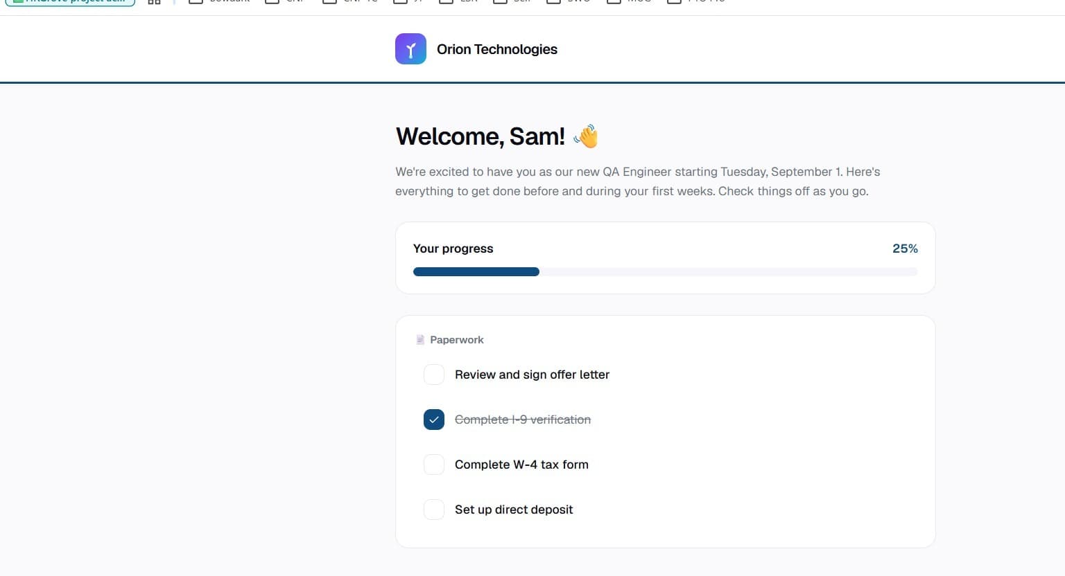 Employee Onboarding Portal
