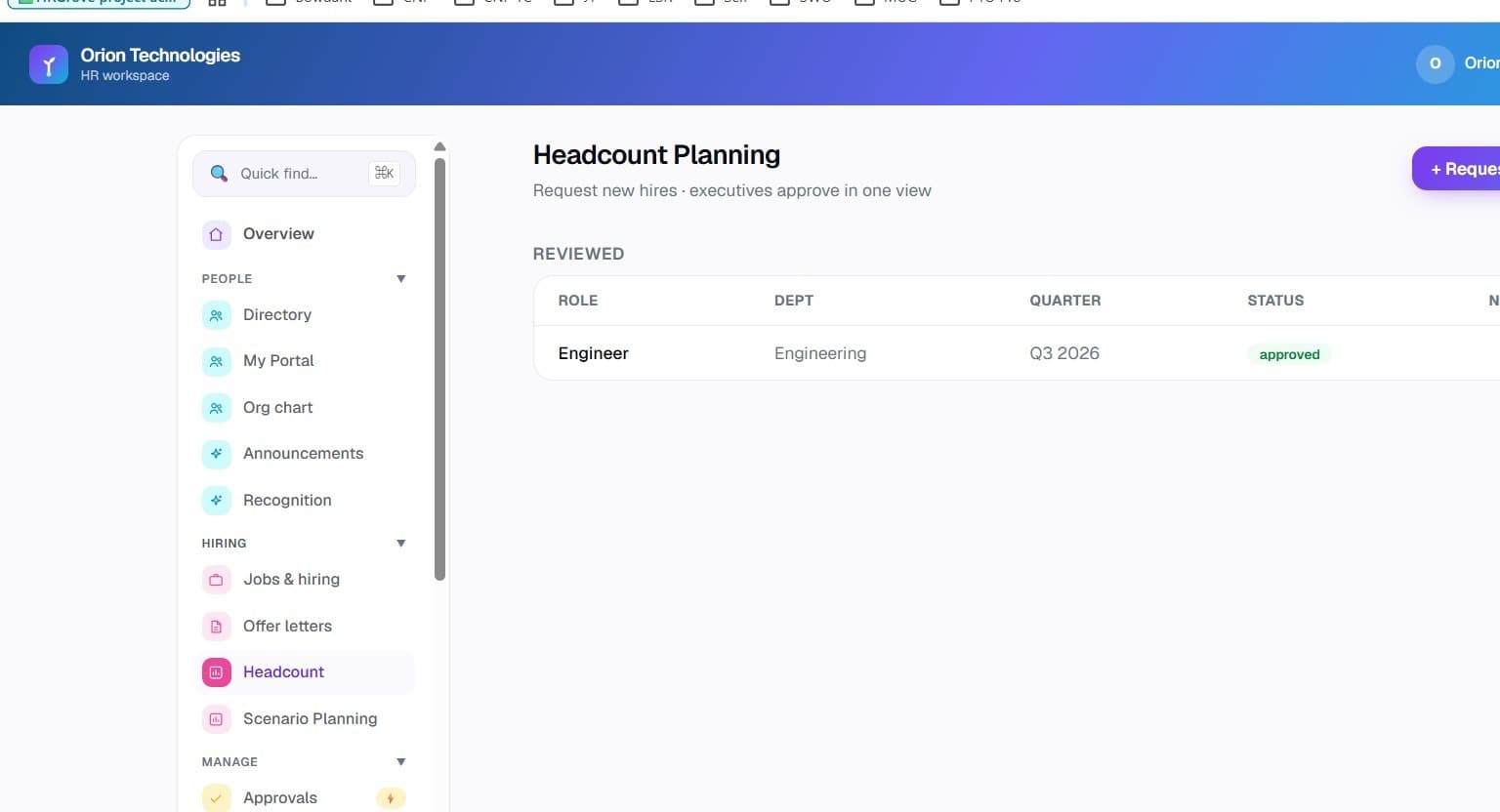Headcount Planning