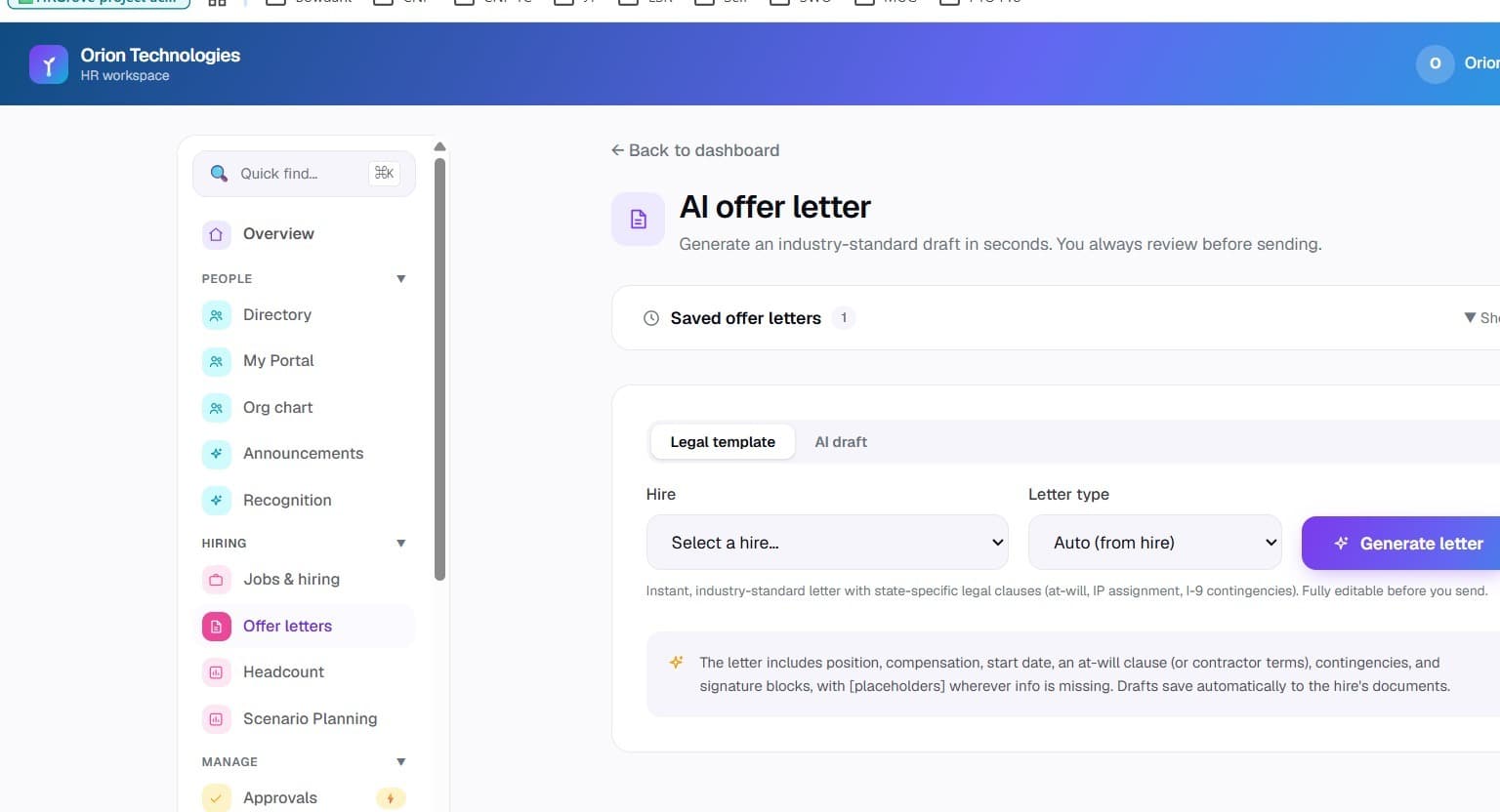 AI Offer Letters